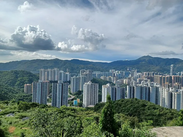 Ching Wah Court from Sai Shan, Tsing Yi