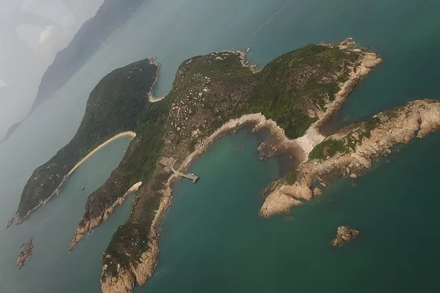 Siu A Chau from the air
