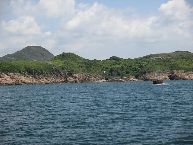 Town Island from the south