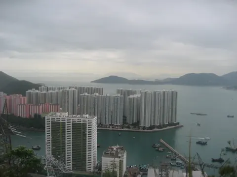 Aberdeen Harbour from Hong Kong Trail Section 2